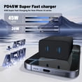 thumbnail image 5 of Super Fast Samsung Charger Type C, 45W Dual Port Android Phone Fast Charging USB C Wall Charger 2 Pack with 3/6/10/10FT USB C Cable for Samsung Galaxy S26 S25 Ultra/S24+/S23 iPhone 17 16 Case, 5 of 7
