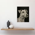 thumbnail image 4 of Artery8 Dog Lover Portrait Pencil Drawing Pet Animal Living Room Unframed Wall Art Print Poster Home Decor Premium, 4 of 5