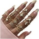 thumbnail image 1 of Juego de anillos de moda diferentes formas geométricas Fesvital joyería accesorio para mujer, 1 of 7