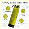 thumbnail image 3 of SOPL-OLIVEWARE Freshy Water Bottle with Better Grip, 1000 ml Bottle, BPA Free & Leak Proof, For Home, Office & Gym use - Blue, 3 of 4