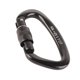 thumbnail image 3 of 2024D Mosquetón Clip Aleación de aluminio Bloqueo automático Anillo en D resistente Caribeener para escalada Camping Negro, 3 of 5