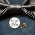 thumbnail image 2 of Koyal Wholesale Father Of The Bride Enamel Lapel Pin, Wedding Party Button Pins for Wedding, 1-Piece, 2 of 5