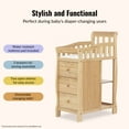 thumbnail image 5 of Dream On Me Jayden 4-in-1 Convertible Mini Crib with Changer Natural, 5 of 10