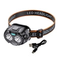 thumbnail image 2 of sunsanly LED Headlamp 90-Degree Adjustable Motion Sensor Rechargeable Waterproof Outdoor Camping Headlamp Emergency Light, 2 of 7