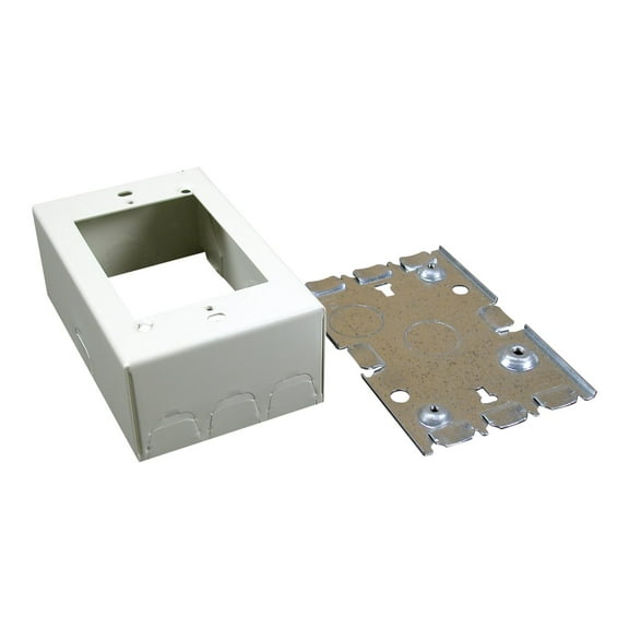Wiremold Legrand 5745 Wh Steel Combination Device Box Surface Raceway; White