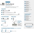 thumbnail image 5 of Amerock Mulholland Chrome 9 inch (229mm) Towel Bar, 5 of 6
