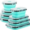 thumbnail image 1 of Recipientes de almacenamiento de alimentos Sudaya plegables, paquete de 8 unidades, 350 ml-1,2 l, 1 of 8