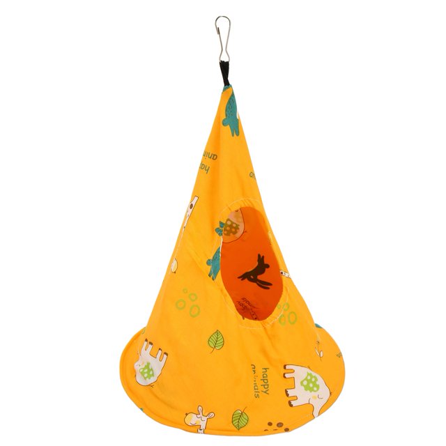 Hamaca colgante con forma de nido de pájaro, cómoda y cálida cama escondite para loros, periquitos, cacatúas, cacatúas, 15x22cm/5,9x8,7 pulgadas