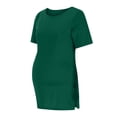 thumbnail image 5 of Awdenio Maternity Clothes for Women ClearanceLadies Fashion Solid Color Short Sleeve Pregnant Ladies Casual Clothe Top, 5 of 6