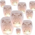 thumbnail image 4 of YWIYIUD 1PC Novelty and Portable Biodegradable MemorialLantern Practical PaperLantern With Candle for Festivals Wishes Memorials Birthdays Weddings and Parties Decoration, 4 of 7