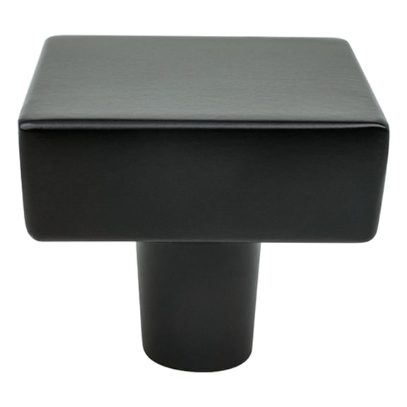 Brookridge Matte Black Square Knob Box of 10