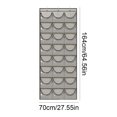 thumbnail image 3 of Soporte para almacenamiento de gorras con 24 bolsillos, 3 ganchos, multifuncional para gorras y sombreros de béisbol, 3 of 7