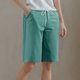 thumbnail image 2 of Pantalones Ligeros de Yoga para Mujeres de Cintura Alta Pantalones Cortos de Color Sólido, Uso Deportivo de Fitness Suave para Tenis Y Baile, 2 of 8