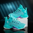 thumbnail image 3 of Kids High-Top Basketball Shoes - Boys' Athletic Sneakers with Breathable Mesh, 3 of 12