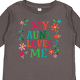 thumbnail image 4 of Inktastic My Aunt Loves Me Niece Boys or Girls Long Sleeve Toddler T-Shirt, 4 of 5