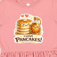 thumbnail image 4 of Inktastic I Love Pancakes Girls Toddler Dress, 4 of 5