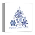 thumbnail image 2 of Creative Products Snowflake Christmas Tree 16x16 Canvas Wall Art, 2 of 3