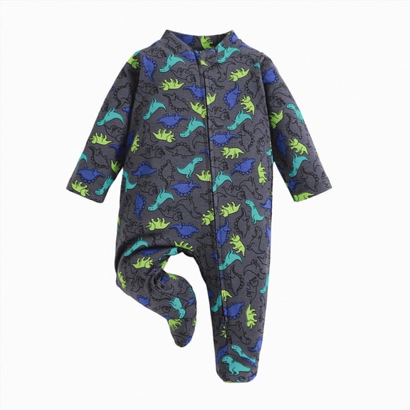 CAUYDY 3-6M 9-12M 18-24M Preemie Girls Clothes Newborn Long Sleeve Jumpsuit for Boys Baby Fall Winter One-Pieces Infant Sleepwear Sizes 0-3 Months,Black