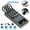 without, variant on Power Bank,Kepeak 20000mAh Solar Portable Charger, Large Capacity Built in 3 Output and 1 Input Cables and Flashlight 5V2.1A Fast Charger Compatible with All Smart Phones and Devices