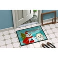 thumbnail image 4 of Caroline's Treasures BB1827JMAT Snowman with Pomeranian Door Mat, Indoor Rug or Outdoor Welcome Mat 24x36 Doormat , 24H, 4 of 4