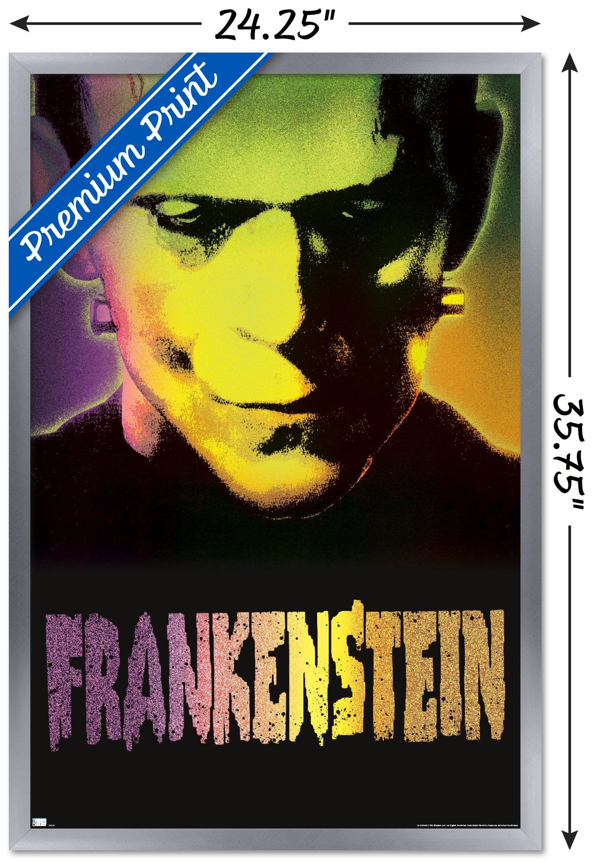 Frankenstein - Close-Up Wall Poster, 22.375" x 34" Framed