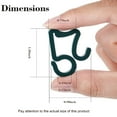 thumbnail image 4 of 50pcs Holiday Light Clips Christmas Light Clips Outdoor Light Gutter Hooks Heavy Duty Party Decorative String Light Clips Hooks for Garden Party Outside Light Decoration, 4 of 7