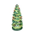 thumbnail image 4 of Árbol de Navidad de resina con luz, figura de árbol de Navidad iluminado, árbol de mesa navideño 20 centímetros, 4 of 9