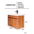 thumbnail image 4 of Gabinete Flotante Para Baño Mariam Con Lavabo Y Monomando, 4 of 4