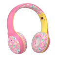 thumbnail image 1 of s inalámbricos plegables Orejeras suaves universales con micrófono Sonido de de modo dual para Juegos deportivos Estéreo Rosado Sunnimix Auriculares bluetooth, 1 of 6