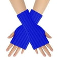thumbnail image 2 of LSLJS Gants en Laine pour Femmes Manches Droites Sans Doigts Gants Tricotés Chauds, 2 of 6