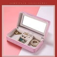 thumbnail image 4 of Caja de joyería Sonducket Organizador de viaje Rosa, 4 of 6