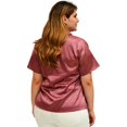 thumbnail image 3 of Camisa satinada en talla extra, modelo 731 (mauve) rosa 38 Roman Fashion Camisa extra 731, 3 of 5