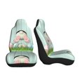 thumbnail image 3 of Yiaed White Bunny Bottom And Easter Eggs Print Car Seat Covers,Universal Auto Seats Protector Fits for Car,SUV Sedan,Truck,Automotive Seat Covers & Accessories-2 PCS, 3 of 9