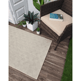 thumbnail image 2 of Koeckritz Rugs Putty Checkerboard ECO-Friendly DuraKnit Indoor/Outdoor Area Rug, 12'x16', 2 of 6