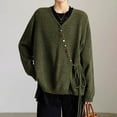 thumbnail image 2 of Vividxx Knit Cardigan Sweater Soft Warm Oversized Open Front Long Sleeve Cozy Casual Fall Winter Top Outwear Fashion Clothing, 2 of 4