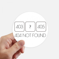 thumbnail image 1 of Number Order Loss Supplement Sticker Round Wall Suitcase Laptop Label Bumper, 1 of 1