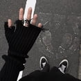 thumbnail image 2 of Kukuzhu Gothic Gloves Goth Accessories Gothic Clothes Accessories Ripped Gloves Goth Clothes, 2 of 6