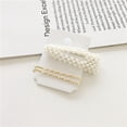 thumbnail image 1 of Juego de 3 piezas de pinzas para el cabello con perlas, flequillo de aleación, accesorios para el cabello para mujeres y niñas, 1 of 1