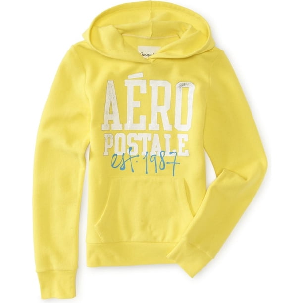 Aeropostale Aero Popover Hoody Sudadera con capucha para mujer, amarillo, pequeño Aeropostale Sudadera