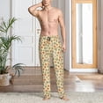 thumbnail image 2 of Sikiie Paw In Groovy Style Pajama Pants Men, PJ Bottoms, Sleep & Lounge Pants-XX-Large, 2 of 6