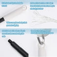thumbnail image 4 of Indoor Mop for Floor Cleaning - Cotton Mops for Floor Cleaning, Regular Mop for Floors, 52 -inch Simple Mops for Cleaning Living Rooms, Bathrooms, and Kitchens. (White&Blue), 4 of 8