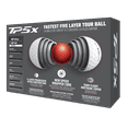 thumbnail image 6 of (4 pack) TaylorMade TP5X Golf Balls 12pk, White, 6 of 7