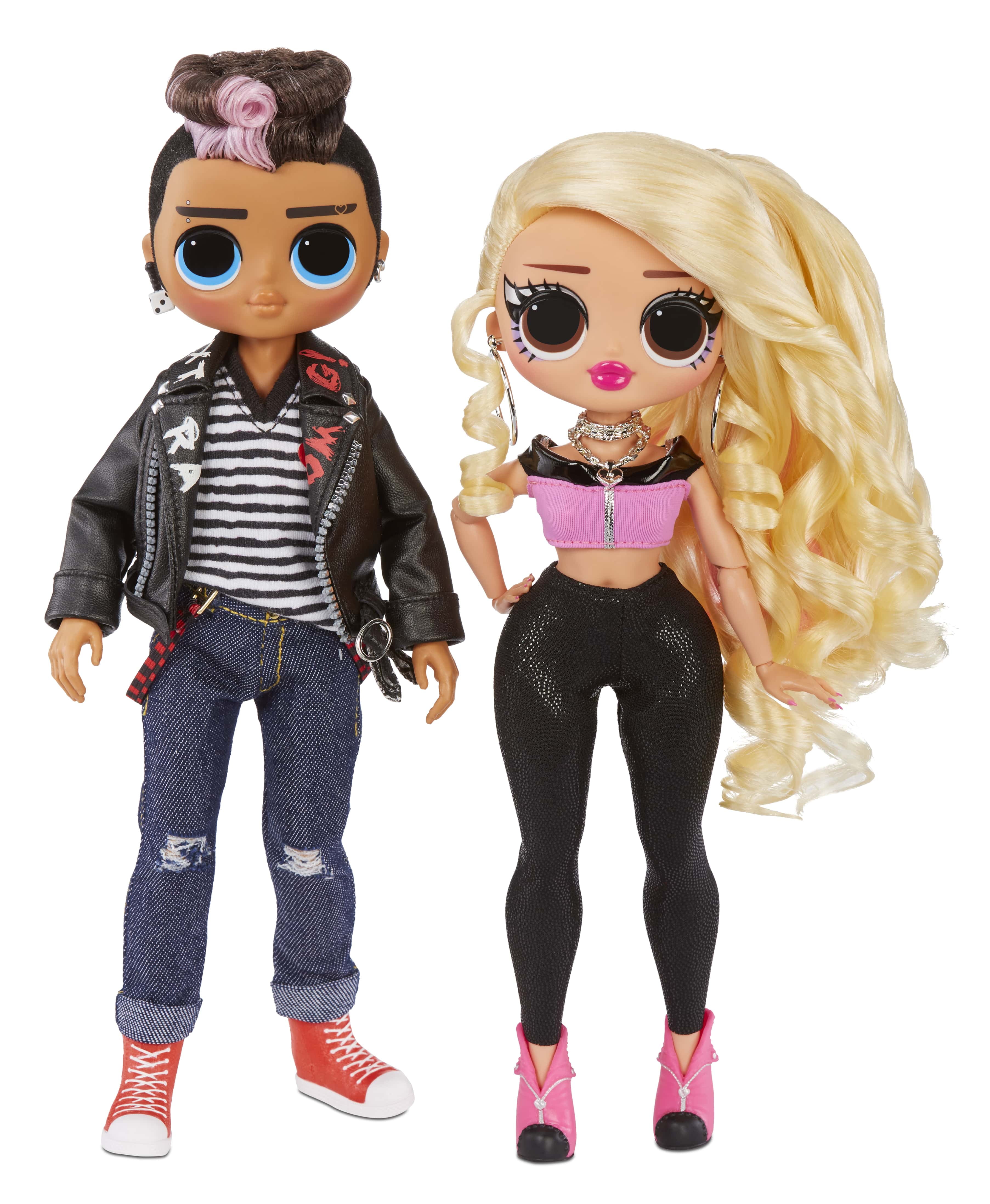 LOL Surprise Omg Movie Magic Fashion Dolls 2-Pack Tough Dude and 
