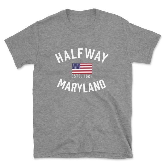 Halfway Maryland Patriot Men's Cotton T-Shirt