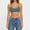 Green, variant on Trikvn No Underwire Bras for Women Seamless Wirefree Basic Spaghetti Strap Full Coverage Cotton Bralette Breathable Smooth Everyday Comfortable Bra