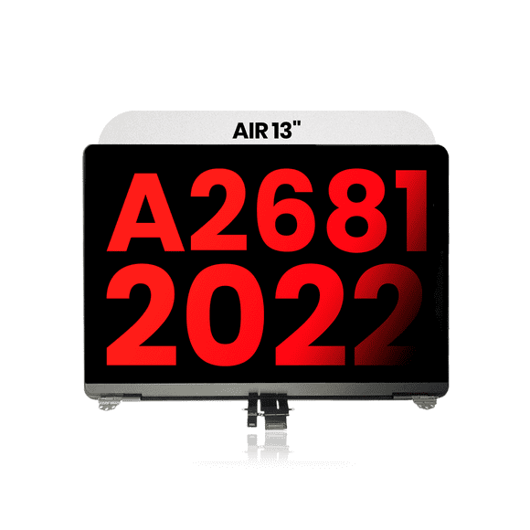 Replacement Complete LCD Display Assembly Compatible With MacBook Air 13"(A2681/Mid 2022)(Aftermarket Plus)(Space Gray)