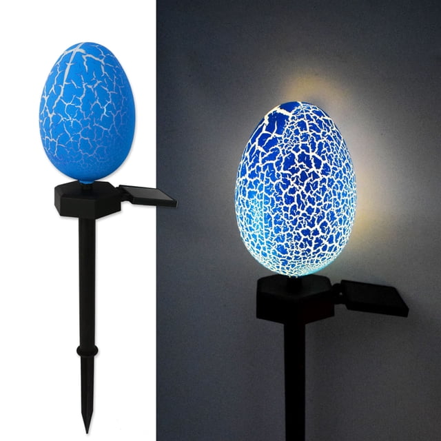 Ganfancp Lámpara Solar Exterior Simulación Huevos de Pascua Patio Decoración Lámpara Suelo Luz de Noche Rebajas Hoy Liquidación 1X Luz Nocturna