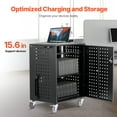 thumbnail image 2 of VEVOR Charging Cart, 36 Device Mobile Charging Station, Up to 15.6 in Screen Size, Office and Classroom Mobile Charging Cart, for Chromebook, Tablet and Laptop, 2 of 9