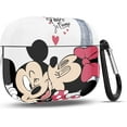 thumbnail image 1 of Étui Airpods Pro Conçu pour IBAOLEA Airpods Pro, Étui de Protection Complet avec Porte-Clés, Étui Antichoc Anti pour Étui de Recharge Airpods Pro (Mickey and Minnie A) Mickey and Minnie A -, 1 of 6
