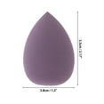 thumbnail image 2 of Unique Bargains 1 Set Reusable Teardrop Face Makeup Sponge for Bedrooms Purple Hydrophilic Polyurethane, 2 of 5